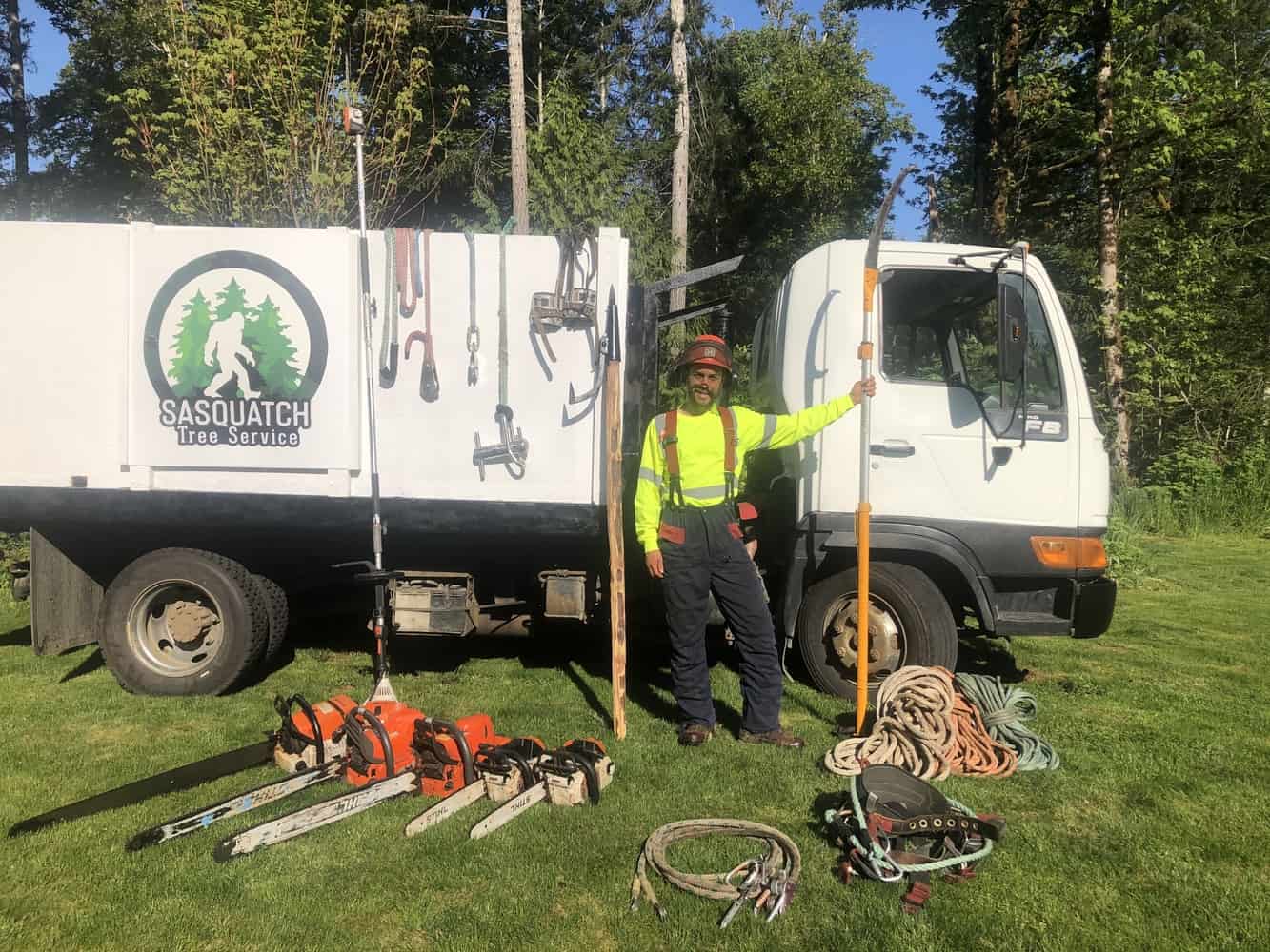 Sasquatch Tree Service | Comox Valley Tree Service. Expert Climbing and Quality Tree Care, your Comox Valley Arborists.